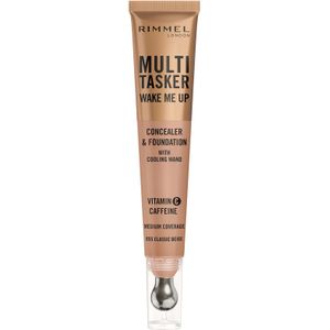 Rimmel - Multi-Tasker Wake Me Up - Foundation en Concealer - Tint 55 Classic Beige - 20 ml