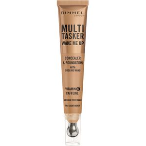 Rimmel - Multi-Tasker Wake Me Up Foundation - Tint 60 Light Honey - 20 ml