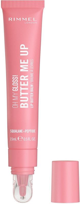 Rimmel - Oh My Gloss! Butter Me Up - Hydraterende Lippenbalsem - Tint 002 Bubble Gum - 15 ml