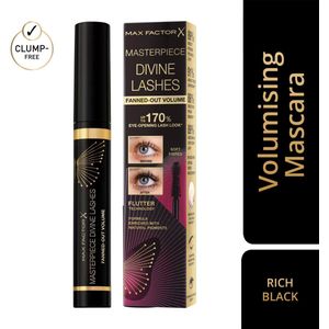 Max Factor - Masterpiece Divine Lashes - Volumising Mascara - Rich Black - 3x 8 ml
