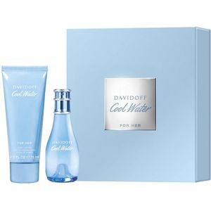 Davidoff - Cool Water For Her - Geschenkset - Eau de Toilette Spray 30 ml en Body Lotion 75 ml