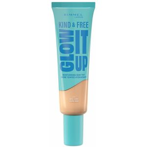 Rimmel - Kind & Free Glow It Up - Foundation - Tint 010 Rose Ivory - 30 ml