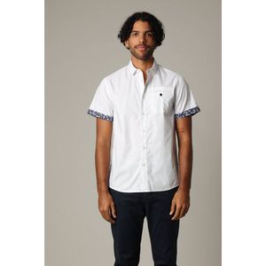 Blouse - Korte Mouwen - Stippenpatroon - 100% Katoen - Standaard Pasvorm