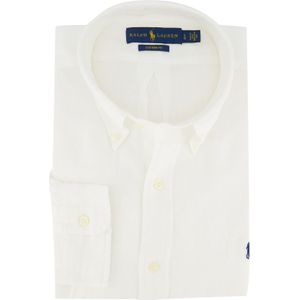 Polo Ralph Lauren - Overhemd - Wit - Katoen - Slim Fit Stretch