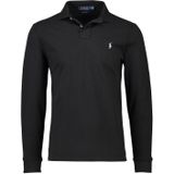 Polo Ralph Lauren - Custom Slim Fit Poloshirt - Zwart - Katoen