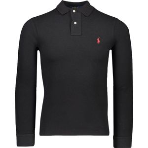 Polo Ralph Lauren - Polo - Zwart - Katoen - Slim Fit
