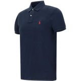 Polo Ralph Lauren - Slim Fit Poloshirt - Marineblauw - Katoen