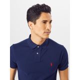 Polo Ralph Lauren - Slim Fit Poloshirt - Marineblauw - Katoen