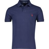 Polo Ralph Lauren - Slim Fit Poloshirt - Marineblauw - Katoen