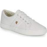 Casual Schoenen - Wit - Katoen - Vetersluiting