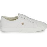 Casual Schoenen - Wit - Katoen - Vetersluiting