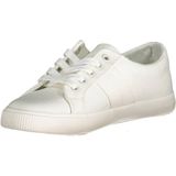 Casual Schoenen - Wit - Katoen - Vetersluiting