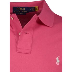 Polo Ralph Lauren - Slim Fit Poloshirt - Roze - Katoen