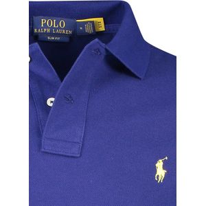 Polo Ralph Lauren - Slim Fit Poloshirt - Zwart - Katoen - Korte Mouwen