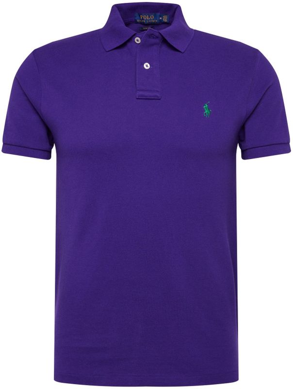 Polo Ralph Lauren Shirt 'SSKCSLIM1-SHORT SLEEVE-KNIT'  lila