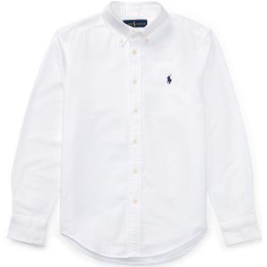 Polo Ralph Lauren - Oxford Overhemd - Wit - Casual - Lange Mouwen - Katoen