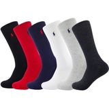 Polo Ralph Lauren - Set 6 Paar Effen Sokken - Veelkleurig - Katoen