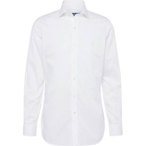 Polo Ralph Lauren, Heren, Overhemden, Wit, Maat: S Katoen,