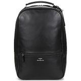 Ralph Lauren Rugzak van leer met mesh details en 12 inch laptopvak