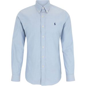 Ralph Lauren, Heren, Overhemden, Blauw, Maat: L Katoen,