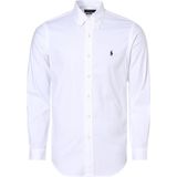 Ralph Lauren - Wit Katoenen Button-Down Overhemd voor Heren