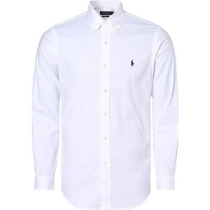 Ralph Lauren - Wit Katoenen Button-Down Overhemd voor Heren