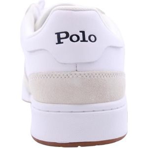 POLO Ralph Lauren Polo Court Leren Sneakers Wit