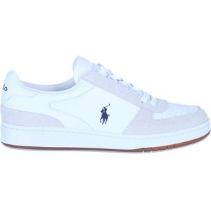 POLO Ralph Lauren Polo Court Leren Sneakers Wit