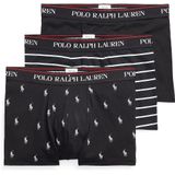 Set van 3 boxershorts POLO RALPH LAUREN. Katoen materiaal. Maten L. Zwart kleur