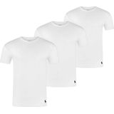 Polo Ralph Lauren - Set van 3 T-shirts - Wit, Grijs, Zwart - Katoen - Korte Mouwen