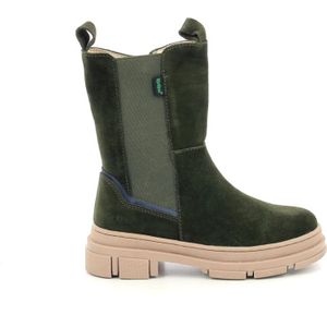 Kickers - Kick Goz - Schoenen - Groen - Leer - Ritssluiting