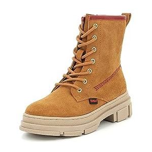 Kickers Kick Goji Bottinemeisjes, Camel Rood