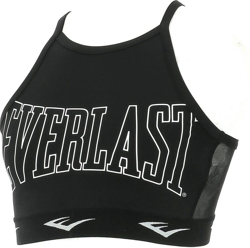 Everlast - Duran - Sport BH - Zwart met Wit - 80% Polyester, 20% Elastaan