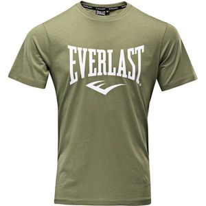 Everlast Russel - T-Shirt - Katoen - Khaki Groen