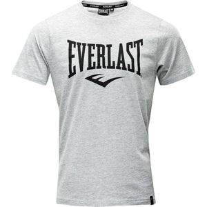 Everlast Russel - T-Shirt - Katoen - Gemeleerd grijs