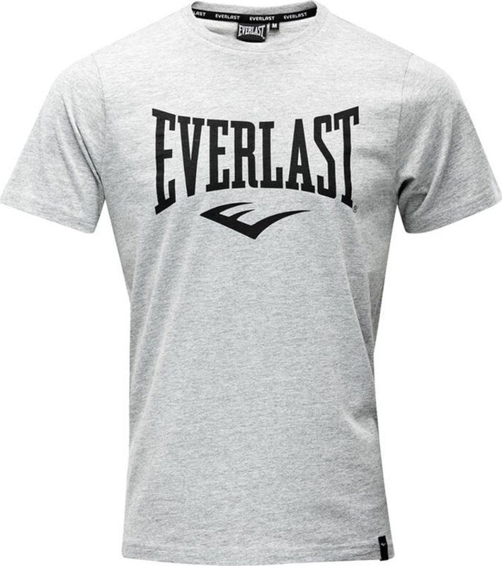 Everlast Russel - T-Shirt - Katoen - Gemeleerd grijs