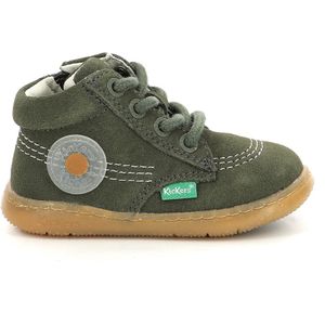 KICKERS Jongens Unisex Kids KICKBUBBLY enkellaars, KAKI, 6 UK Kind, Kaki, 6 UK Child