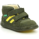 Bottines  Kickbubblokro KICKERS. Leer materiaal. Maten 19. Groen kleur