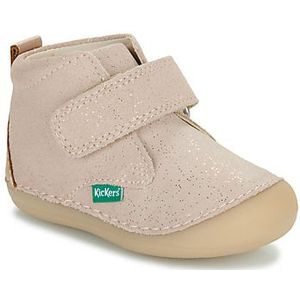 Leren babylaarsjes Sabio 915396-10 KICKERS� eerste stapjes rozen