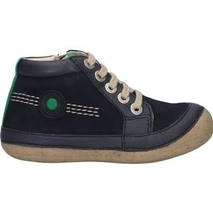 Kickers Uniseks Sonistreet enkellaarsjes, marineblauw, 26 EU