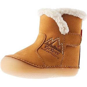 Kickers baby jongen sobooty mary jane schoen, camel, 18 EU