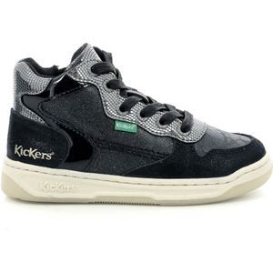 KICKERS KICKLAX Basketbal, glanzend zwart, 34 EU, Glanzend zwart, 34 EU