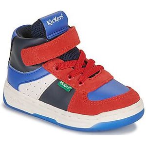 Hoge sneakers Kickalien KICKERS. Leer materiaal. Maten 21. Blauw kleur