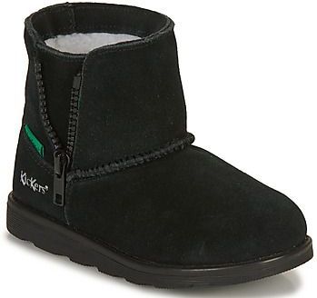 KICKERS - Aldiza - Enkellaarsjes - Bruin - Leer - Waterdicht