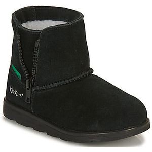 Kickers - Aldiza - Meisjesboots - Bruin - Waterdicht, Leder, Antislip Buitenzoal