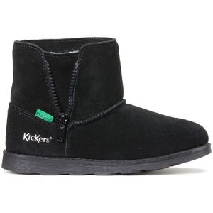 Leren meisjesboots Aldiza KICKERS� bruin