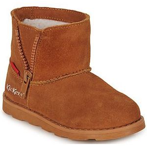 Kickers Meisje Aldiza Boots, Bruin, 32 EU