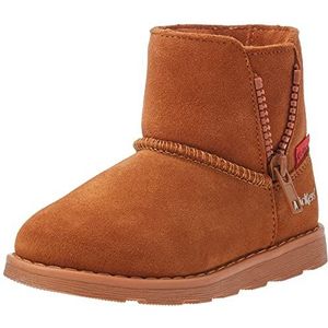 Leren meisjesboots Aldiza KICKERS� bruin