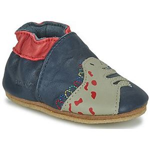 Slofjes Cretace Star ROBEEZ. Leer materiaal. Maten 19/20. Blauw kleur