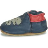 Robeez - Cretace Star - Pantoffels - Marineblauw - Plantaardig Gelooid Leer